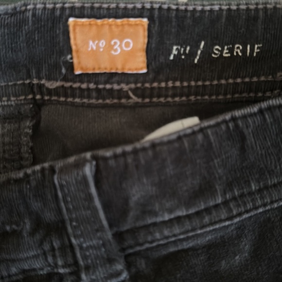 Pilcro Corduroy Gray Skinny Pants-30 - Picture 9 of 10